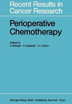 portada perioperative chemotherapy: rationale, risk and results (en Inglés)