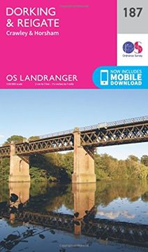portada Dorking, Reigate & Crawley (OS Landranger Map)