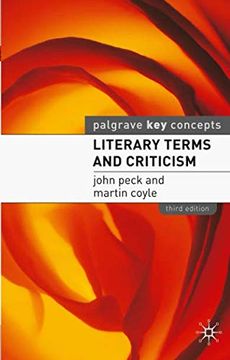 portada Literary Terms and Criticism (Palgrave key Concepts) (in English)
