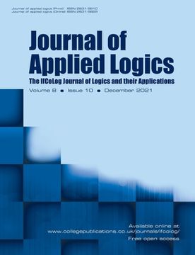 portada Journal of Applied Logics - IfCoLog Journal of Logics and their Applications. Volume 8, number 10, December 2021 (en Inglés)