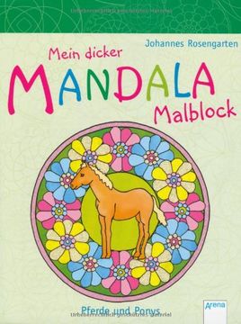 portada Mein dicker MANDALA Malblock: Pferde und Ponys (en Alemán)