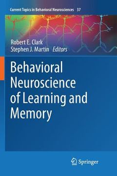 portada Behavioral Neuroscience of Learning and Memory (in English)