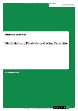 portada Die Erziehung Parzivals und seine Fehltritte (German Edition)