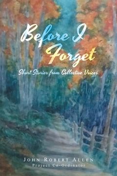 portada Before I Forget: Short Stories from Collective Voices (in English)