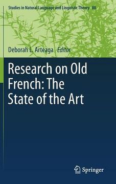 portada research on old french: the state of the art (en Inglés)