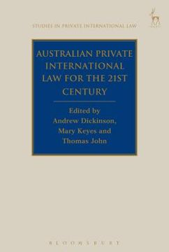 portada Australian Private International Law for the 21st Century: Facing Outwards (in English)