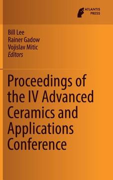 portada Proceedings of the IV Advanced Ceramics and Applications Conference (en Inglés)