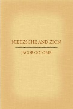 portada nietzsche and zion (in English)