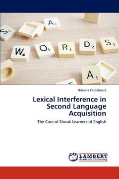 portada lexical interference in second language acquisition (en Inglés)