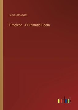 portada Timoleon. A Dramatic Poem