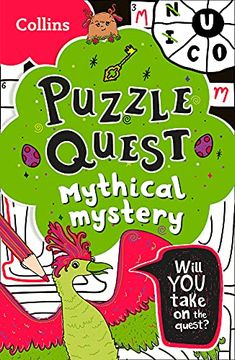 portada Puzzle Quest Mythical Mystery: Solve More Than 100 Puzzles in This Adventure Story for Kids Aged 7+ (en Inglés)