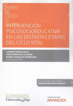 portada Intervención Psicosocioeducativa en las Distintas Etapas del Ciclo Vital (Papel + E-Book) (Monografía)