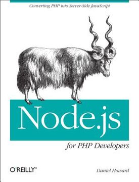 portada node.js for php developers: porting php to node.js (en Inglés)
