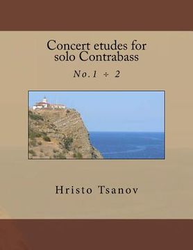 portada Concert etudes for solo Contrabass (en Inglés)