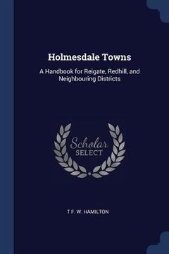 portada Holmesdale Towns: A Handbook for Reigate, Redhill, and Neighbouring Districts (in English)