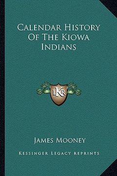 portada calendar history of the kiowa indians