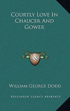 portada courtly love in chaucer and gower (in English)