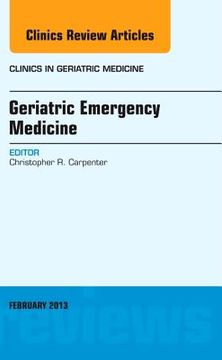 portada Geriatric Emergency Medicine (en Inglés)