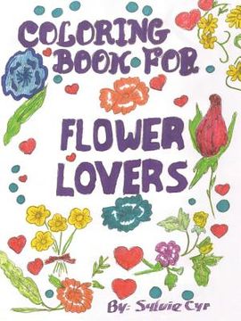 portada Coloring Book for Flower Lovers (en Inglés)