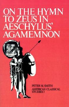 portada on the hymn to zeus in aeschylus' agamemnon (en Inglés)