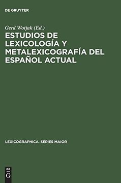 portada Estudios de Lexicología y Metalexicografía del Español Actual