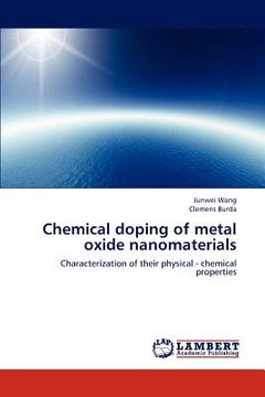 portada chemical doping of metal oxide nanomaterials (in English)