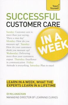 portada successful customer care in a week a teach yourself guide (in English)