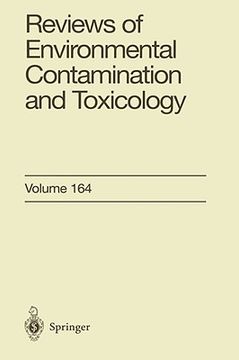 portada reviews of environmental contamination and toxicology 164 (en Inglés)