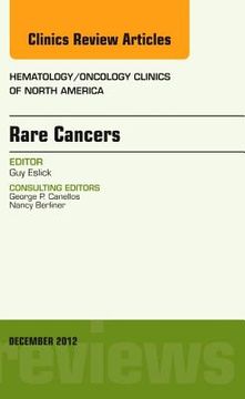 portada Rare Cancers, an Issue of Hematology/Oncology Clinics of North America: Volume 26-6 (in English)