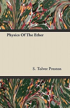 portada physics of the ether (en Inglés)