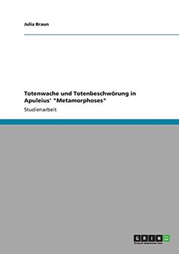 portada Totenwache und Totenbeschwörung in Apuleius' "Metamorphoses" (German Edition)