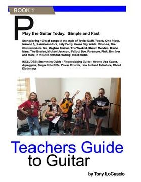 portada Teachers Guide to Guitar (en Inglés)