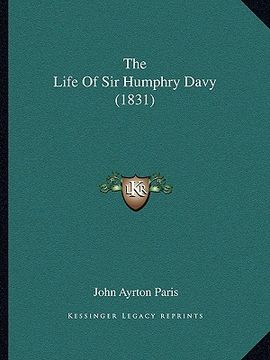 portada the life of sir humphry davy (1831) (en Inglés)