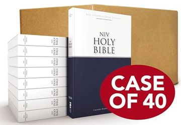 portada Niv, Economy Bible, Paperback, Case of 40: Accurate. Readable. Clear. (en Inglés)