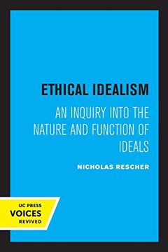 portada Ethical Idealism (en Inglés)