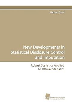 portada new developments in statistical disclosure control and imputation