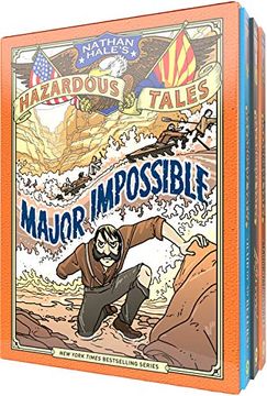 portada Nathan Hale'S Hazardous Tales Third 3-Book box set (en Inglés)