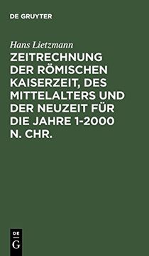 portada Zeitrechnung der Römischen Kaiserzeit, des Mittelalters und der Neuzeit für die Jahre 1-2000 n. Chr. (in German)