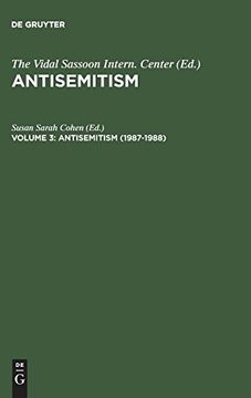 portada Antisemitism, Volume 3, Antisemitism (1987-1988) (en Inglés)