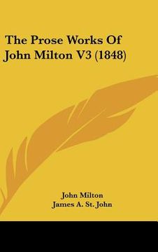 portada the prose works of john milton v3 (1848)