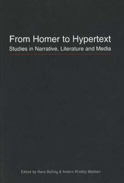 portada from homer to hypertext: studies in narrative, literature and media (en Inglés)