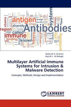 portada multilayer artificial immune systems for intrusion & malware detection (en Inglés)