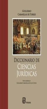 portada diccionario de ciencias juridicas (in Spanish)