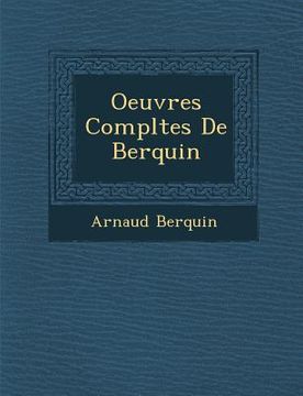 portada Oeuvres Compl Tes de Berquin (in French)