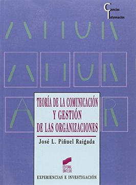 portada Teoría de la Comunicación y Gestión de las Organizaciones (in Spanish)