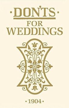 portada don ` ts for weddings (en Inglés)