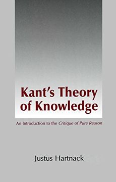 portada Kant's Theory of Knowledge: An Introduction to 'the Critique of Pure Reason'