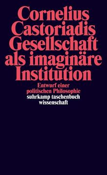 portada Gesellschaft als Imaginäre Institution (en Alemán)