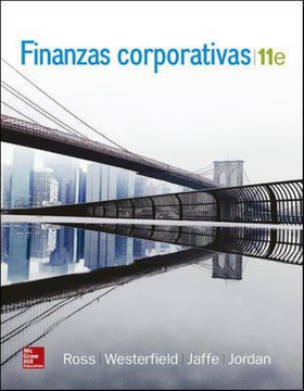 Libro Finanzas Corporativas, Stephen Ross; Randolph Westerfield; Jeffrey Jaffe, ISBN 9781456260873. Comprar en Buscalibre