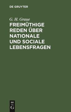 portada Freimüthige Reden Über Nationale und Sociale Lebensfragen (en Alemán)